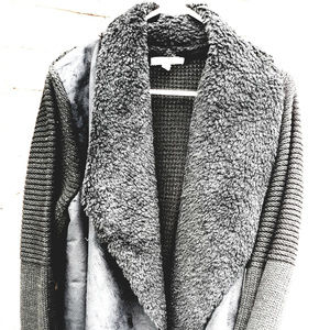 JOAN VASS ELEGANT DRAPE JACKET - Black - Size:XL